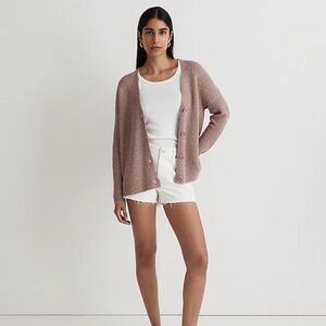 New Madewell V-Neck Button-Front Long Cardigan Sweater Size XXS